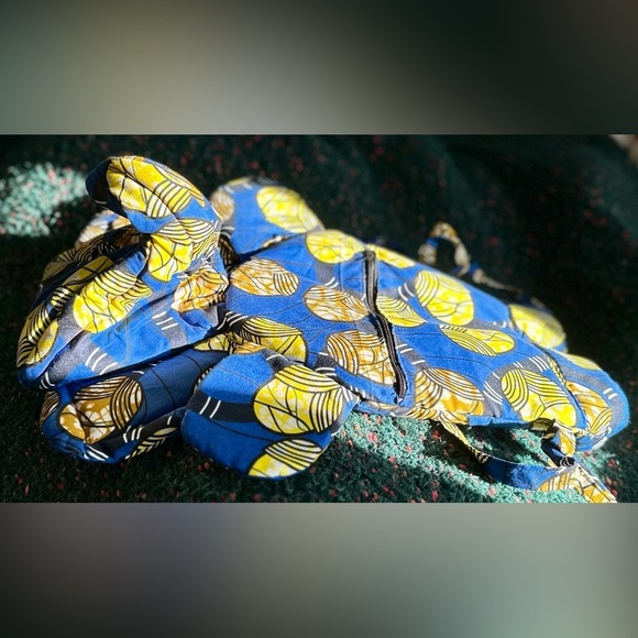 ‼️RARE‼️???NWOT?Botswana Made Patchwork Elephant Backpack main image 14